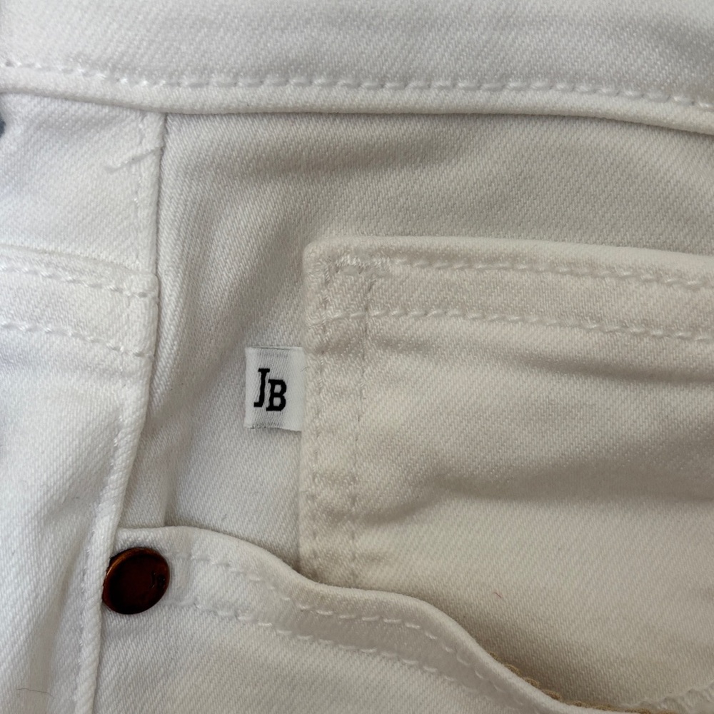 Judy Blue Women Stretch Capri Cropped Jean Pant 31 Cream (White) - Picture 4 of 7